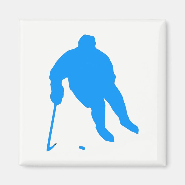 Hockey Silhouette Magnet (Framsidan)