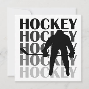 Hockey Silhouette T-shirts och Gifts