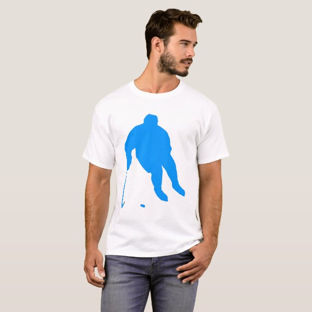 Hockey Silhuett Tröja (Hel framsida)