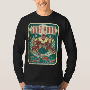 Hockey ska stänga fem Hål T Shirt
