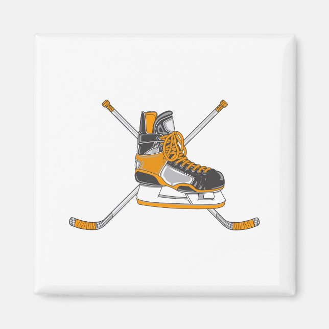 Hockey Skate Magnet (Framsidan)