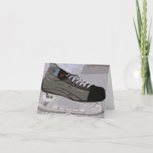 Hockey Skate Notecards Kort