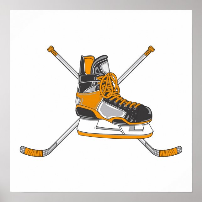 Hockey Skate Poster (Framsidan)