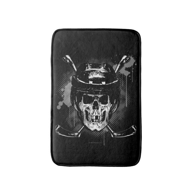Hockey Skull Badrumsmatta (Framsidan (Vertikal))