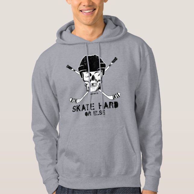 Hockey Skull Hoodie (Framsida)