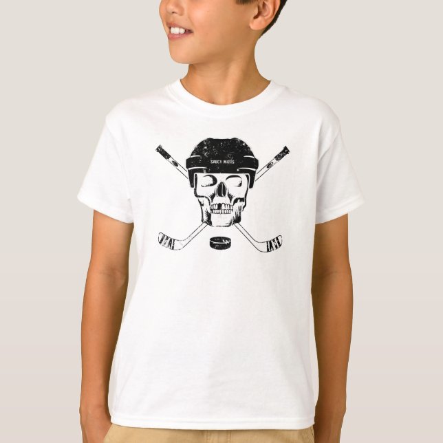Hockey Skull T-Shirt (Framsida)