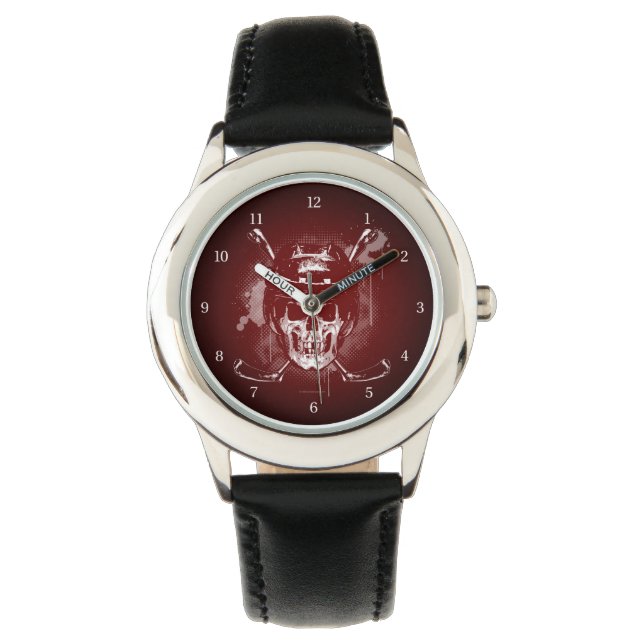 Hockey Skull Watch Armbandsur (Framsida)