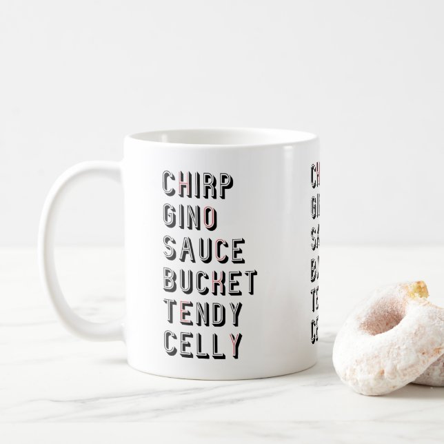Hockey Slang - Chirp Gino Sauce Bucket Tendy Celly Kaffemugg (Med munk)