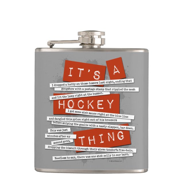 Hockey Slang Hip-kolv Fickplunta (Framsidan)