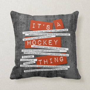 Hockey Slang Kudde