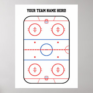 Hockey-spelhändelse Poster