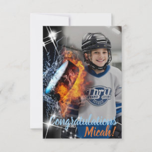 Hockey Sport Fläkt Firande eller Birthday Flat Car