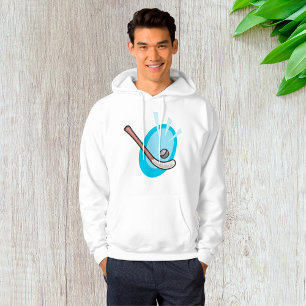 Hockey Sport Stick och Puck Hoodie