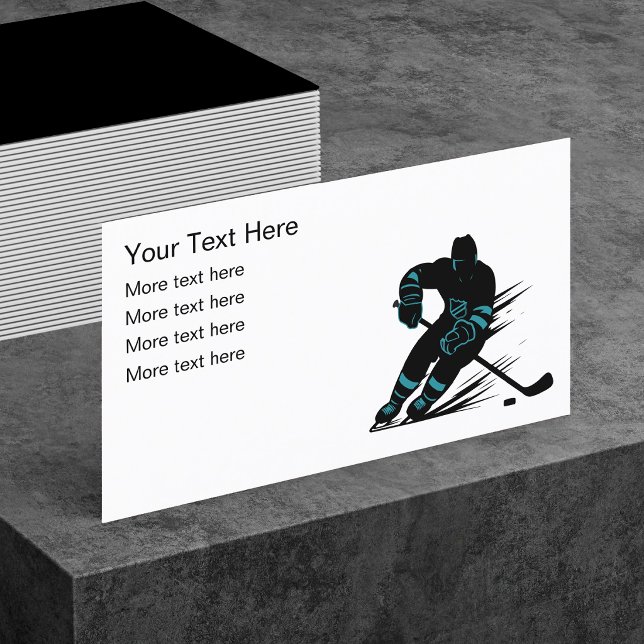 Hockey Sport Tema Affärs Kort Design (Skapare uppladdad)