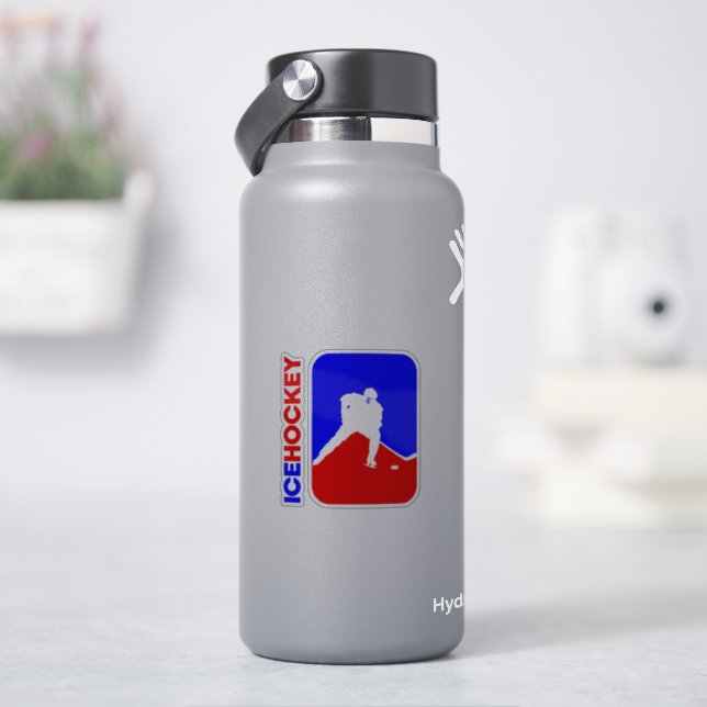 Hockey Sports | 3"x 3"- Genomskinlig etikett i sto (HydroFlask)