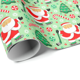 Hockey Sports jul-gåva Wrapping Papper Presentpapper