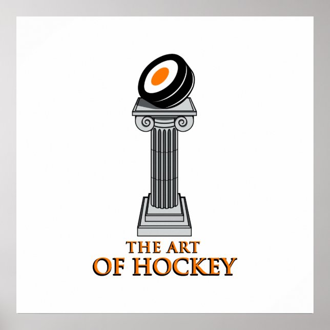 Hockey Statue Poster (Framsidan)