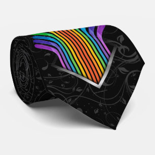 Hockey Stick Spectrum Neck Tie Slips