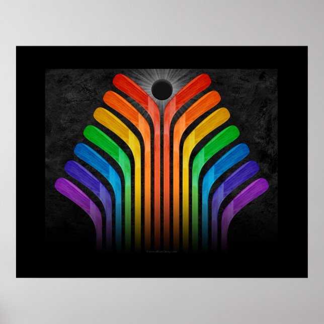 Hockey Stick Spectrum Poster (Framsidan)