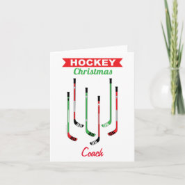 Hockey Sticks Coach julkort Helgkort