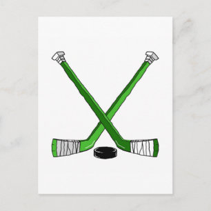 Hockey Sticks Vykort