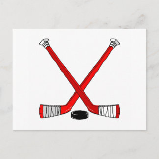 Hockey Sticks Vykort