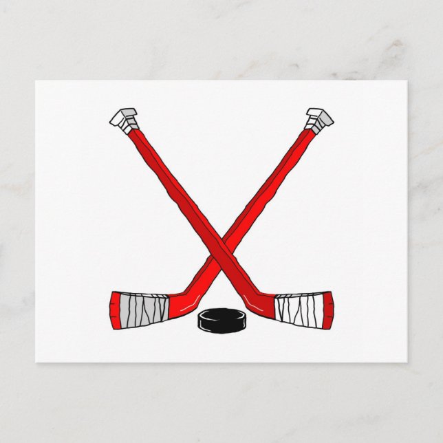 Hockey Sticks Vykort (Framsida)