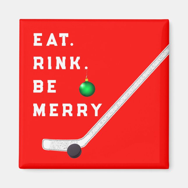 Hockey Stocking Stuffers Magnet (Framsidan)