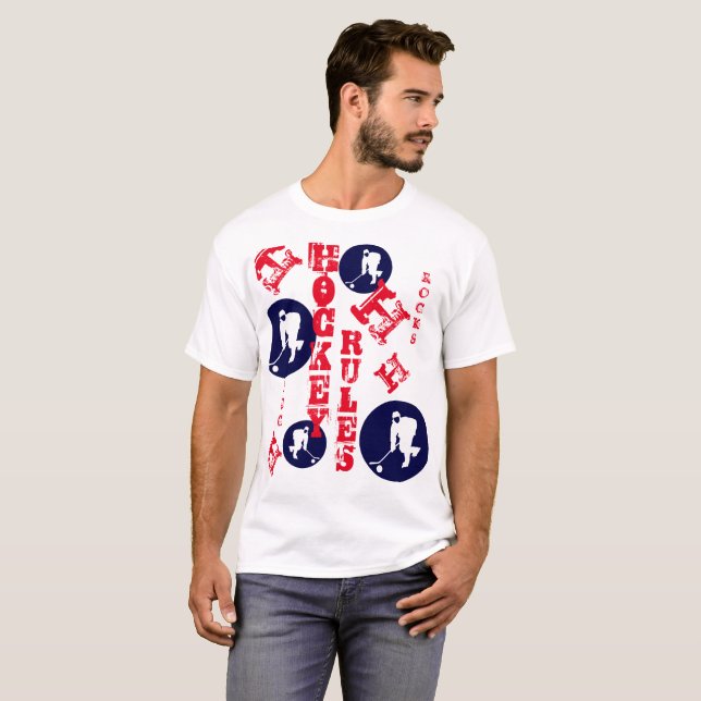 Hockey T Shirt (Hel framsida)
