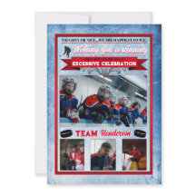 Hockey Thmet Photo Julkort