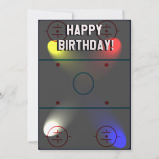 Hockey Trivia Birthday Card Julkort