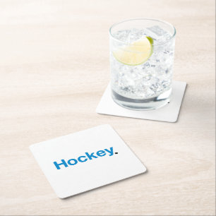 Hockey Underlägg Papper Kvadrat