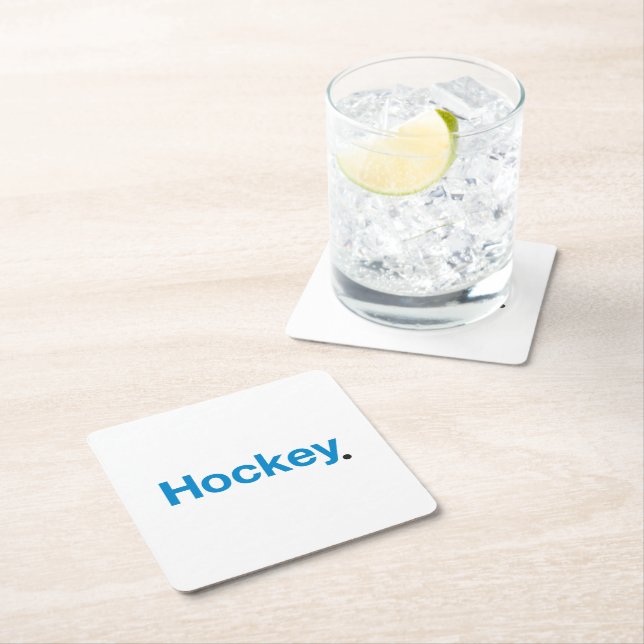 Hockey Underlägg Papper Kvadrat (Insitu)