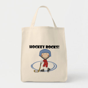Hockey vaggar T-tröja och gåvor Tygkasse