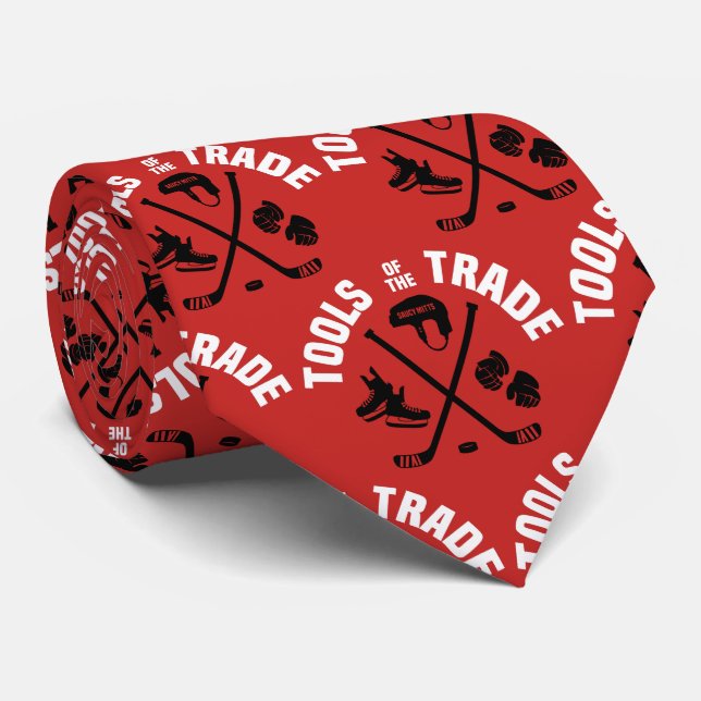 Hockey Verktyg i Röda handelssystemet Slips (Rullad)