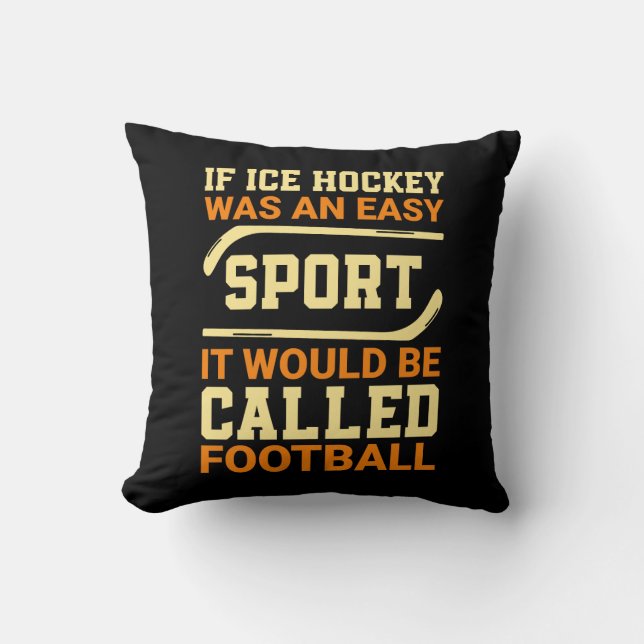 Hockey Versus Football Kudde (Framsida)