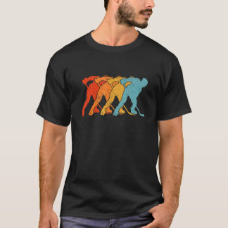 Hockey Vintage Retro Hockey Goalie Hockey Player T Shirt