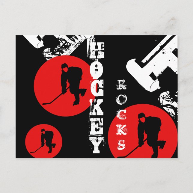 Hockey Vykort (Framsida)