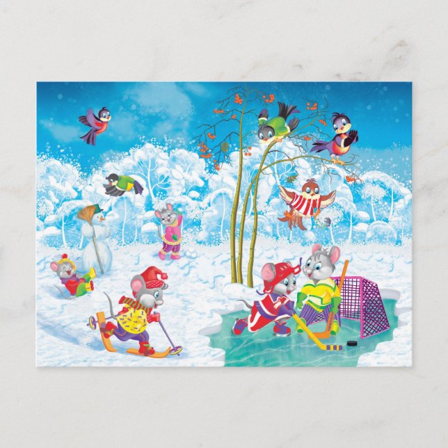 hockey vykort (Framsida)