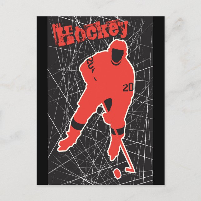 Hockey Vykort (Framsida)