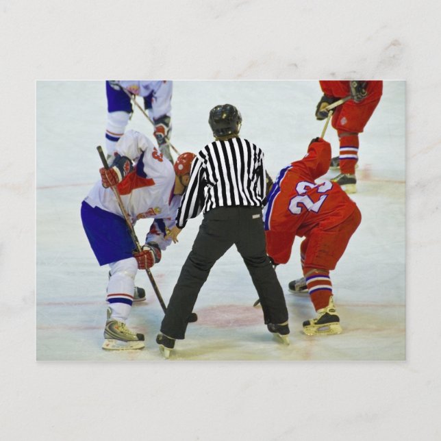 hockey vykort (Framsida)