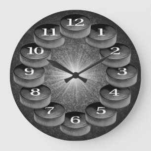 Hockey Wall Clock Stor Klocka
