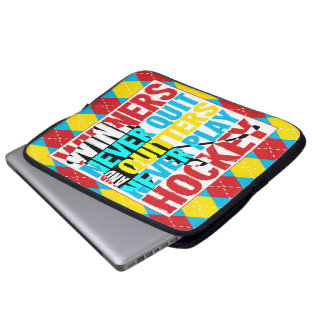 Hockey Winners avslutar aldrig täckningen Laptop Sleeve