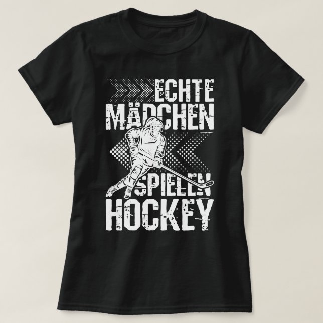 Hockey Women Ice Hockey Funny Gift Essential T Shi T Shirt (Design framsida)