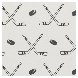 Hockey x i svartvitt tyg