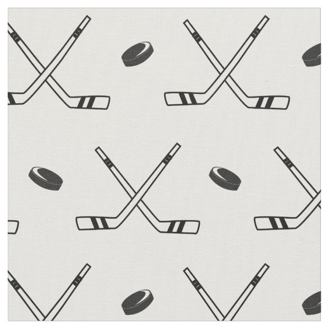 Hockey x i svartvitt tyg (Närbild)