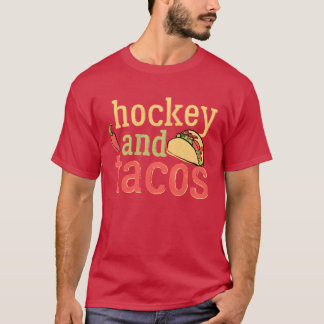 Hockeyacos Och Is Gåva Ljus familj T Shirt