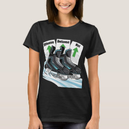 Hockeyåkare med resultatkort - T-shirts & Sweaters