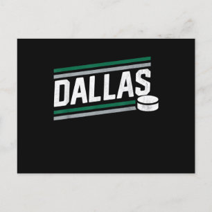 Hockeyälskare Cool Dallas Hockey Power Play Helg Vykort