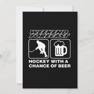 Hockeyälskare | Hockey med en chans till öl Julkort